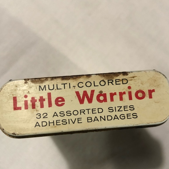 Vintage ‘Little Warrior’ Band-aide Tin - Picture 5 of 8